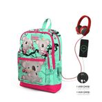 Coral High 23813 Sırt Çanta (Usb+Aux Soketli) Okul Çantası