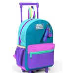 Coral High 24059 Pembe Pastel Renkli İki Bölmeli Minik Yuva Çekçekli Sırt Çantası