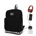 Coral High 24101 Sırt Çanta (Usb+Aux Soketli) Okul Çantası
