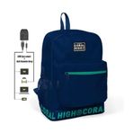 Coral High 24107 Sırt Çanta (Usb+Aux Soketli) Okul Çantası