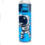 Coral High 500 ml 31804 Kids Lacivert Mavi Astronot Desenli Pipetli Çelik Termos