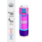 Coral High 500 ml 31836 Kids Renkli Çizgili Pipetli Çelik Termos