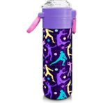 Coral High 500 ml 31849 Kids Mor Voleybol Desenli Pipetli Çelik Termos