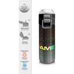 Coral High 500 ml 31853 Kids Siyah Gri Gamer Desenli Pipetli Çelik Termos