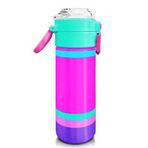 Coral High 500 ml 31864 Kids Çok Renkli Pipetli ve Direkt İçim Çelik Termos