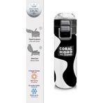 Coral High 500 ml 31887 Kids Siyah Beyaz Desenli Pipetli Çelik Termos