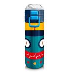 Coral High 500 ml 31918 Kids Lacivert Çivit Robot Desenli Pipetli Çelik Termos
