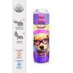 Coral High 500 ml 31953 Kids Sarı Pembe Sevimli Köpek Desenli Pipetli Çelik Termos