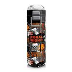 Coral High 500 ml 31975 Kids Siyah Gri Basketbol Desenli Pipetli Çelik Termos
