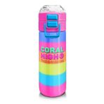 Coral High 500 ml 31986 Kids Renkli Çizgili Pipetli Paslanmaz Çelik Termos