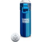 Coral High 500 ml 31997 Kids Lacivert Mavi Çizgili Pipetli Çelik Termos