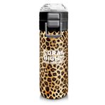 Coral High 500 ml Kahverengi Leopar Desenli Termos