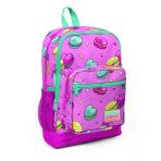 Coral High Açık Pembe Makaron Desenli Okul Çantası 23462