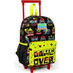 Coral High Anaokul Çekçek Çantası - Game Over Baskılı - 22 x 33 x 10 cm - Erkek Çocuk