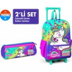 Coral Hıgh Anaokul Çekçek Sırt Çanta 24029+ Kalemlik 22029