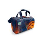 Coral High Basketbol Desenli Spor Çantası, Lacivert Turuncu