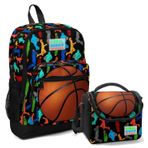 Coral High Basketbol Erkek Çocuk İlköğretim Okul Sırt Çantası ve Beslenme Çantası Seti
