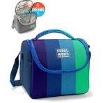 Coral High Coral 11797 High Kids Renkli Çizgili Thermo Beslenme Çantası 5 Litre Polyester Malzeme ile Isı Koruma