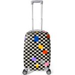 Coral High Dama Desenli Kabin Boy Valiz (50CM) 16560 - 010 - Black