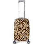 Coral High Desenli Kabin Boy Valiz (50 Cm) - Kahverengi - Leopar