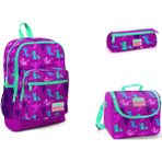 Coral High Dev Dinazor Erkek İlkokul Çantası 3'lü Set