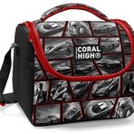 Coral High Erkek Çocuk İlkokul Beslenme Çantası, Siyah Kırmızı Araba, Isı Yalıtımlı