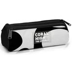 Coral High Erkek Çocuk Siyah Beyaz Desenli Üç Gözlü Okul Kalemliği Kalem Çantası