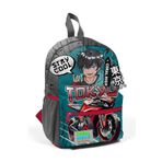 Coral High Gri Nefti Anime Motorsiklet Mini Yuva Sirt Cantasi - Erkek Cocuk