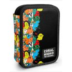 Coral High İki Katlı Düzenleyici Kalem Kutusu - Siyah Hayaletler, Erkek Çocuk, Siyah Hayaletler