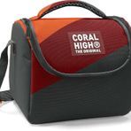 Coral High İlkokul Erkek Çocuk Okul Beslenme Çantası, Turuncu Bordo Gri Renkli, Termoslu (Isı Yalıtımlı)