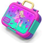 Coral High Kids Açık Pembe Mor Unicornlu Prenses Desenli Paslanmaz Çelik Beslenme Kabı 39321