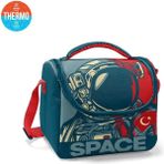 Coral High Kids Astronot Desenli Çivit Kırmızı Thermo Beslenme Çantası 5 Litre Kapasite 11840