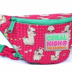 Coral High Kids Bel Çantası Lama Desenli - Pembe - Kız Çocuk 22564