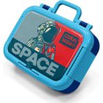 Coral High Kids Çivit Kırmızı Astronot Desenli Paslanmaz Çelik Beslenme Kabı 39345