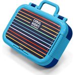 Coral High Kids Çok Renkli Çizgi Desenli Paslanmaz Çelik Beslenme Kabı 39131
