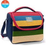 Coral High Kids Çok Renkli Çizgi Desenli Thermo Beslenme Çantası 37112 - 1 Adet