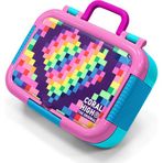 Coral High Kids Çok Renkli Piksel Kalp Desenli Paslanmaz Çelik Beslenme Kabı 39108