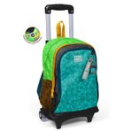 Coral High Kids Craft Desenli Üç Bölmeli Çekçekli Okul Sırt Çantası 34016