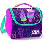 Coral High Kids Desenli Thermo Beslenme Çantası - Mor - Turkuaz