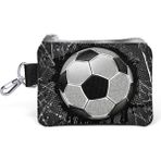 Coral High Kids Futbol Desenli Bozuk Para Çantası 21935 - Siyah - Gümüş