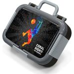 Coral High Kids Gri Basketbol Desenli Paslanmaz Çelik Beslenme Kabı 39177