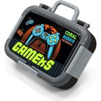 Coral High Kids Gri Turuncu Gamer Desenli Paslanmaz Çelik Beslenme Kabı 39254 - 1 Adet