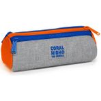 Coral High Kids Gri Turuncu Üç Bölmeli Kalem Çantası 31021 - 1 Adet