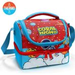 Coral High Kids Kırmızı Mavi Astronot Uzay Desenli Thermo Iki Katlı Beslenme Çantası 37209 - 1 Adet