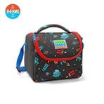 Coral High Kids Koyu Gri Kırmızı Uzay Desenli Thermo Beslenme Çantası 11808 Altın