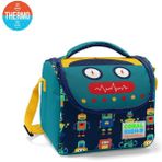 Coral High Kids Lacivert Çivit Robot Desenli Thermo Beslenme Çantası 5 Litre Polyester Malzeme