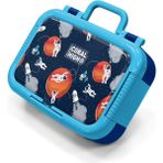 Coral High Kids Lacivert Mavi Astronot Desenli Paslanmaz Çelik Beslenme Kabı 39313 - 1 Adet