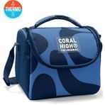 Coral High Kids Lacivert Mavi Desenli Thermo Beslenme Çantası 22788