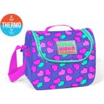 Coral High Kids Lavanta Kalp Desenli Thermo Beslenme Çantası
