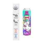 Coral High Kids Lavanta Su Yeşili Unicorn Desenli Pipetli Ve Direkt İçim Çelik Termos 500 Ml 31937 Lavanta - Sarı